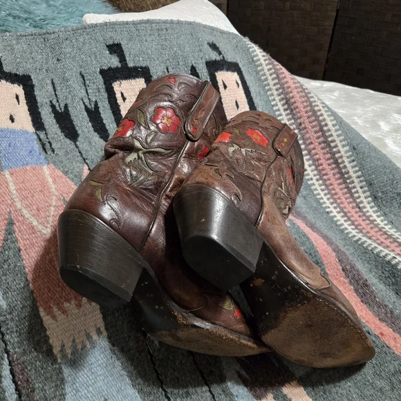 Dan Post Blue Bird Womens Cowboy Boots Size 8. Great Condition! - Picture 8 of 13